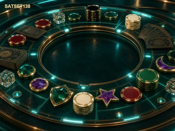 Detail visual kartu bingo dalam permainan West Hunter Bingo